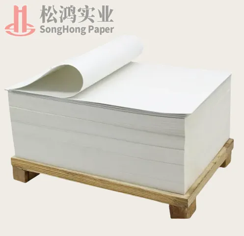 32mm Biodegradable Food Grade Paper Roll / 28gsm Straw Wrapping Paper