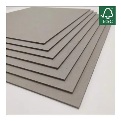 Double Sided Doated Grey Duplex Board Paperboard Lembar untuk Kemasan Hadiah Foto Bingkai Bingkai Kimia Industri Cetak Karton