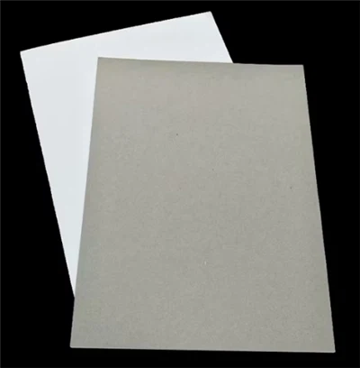 Papan dupleks putih super berkualitas dengan punggung abu -abu